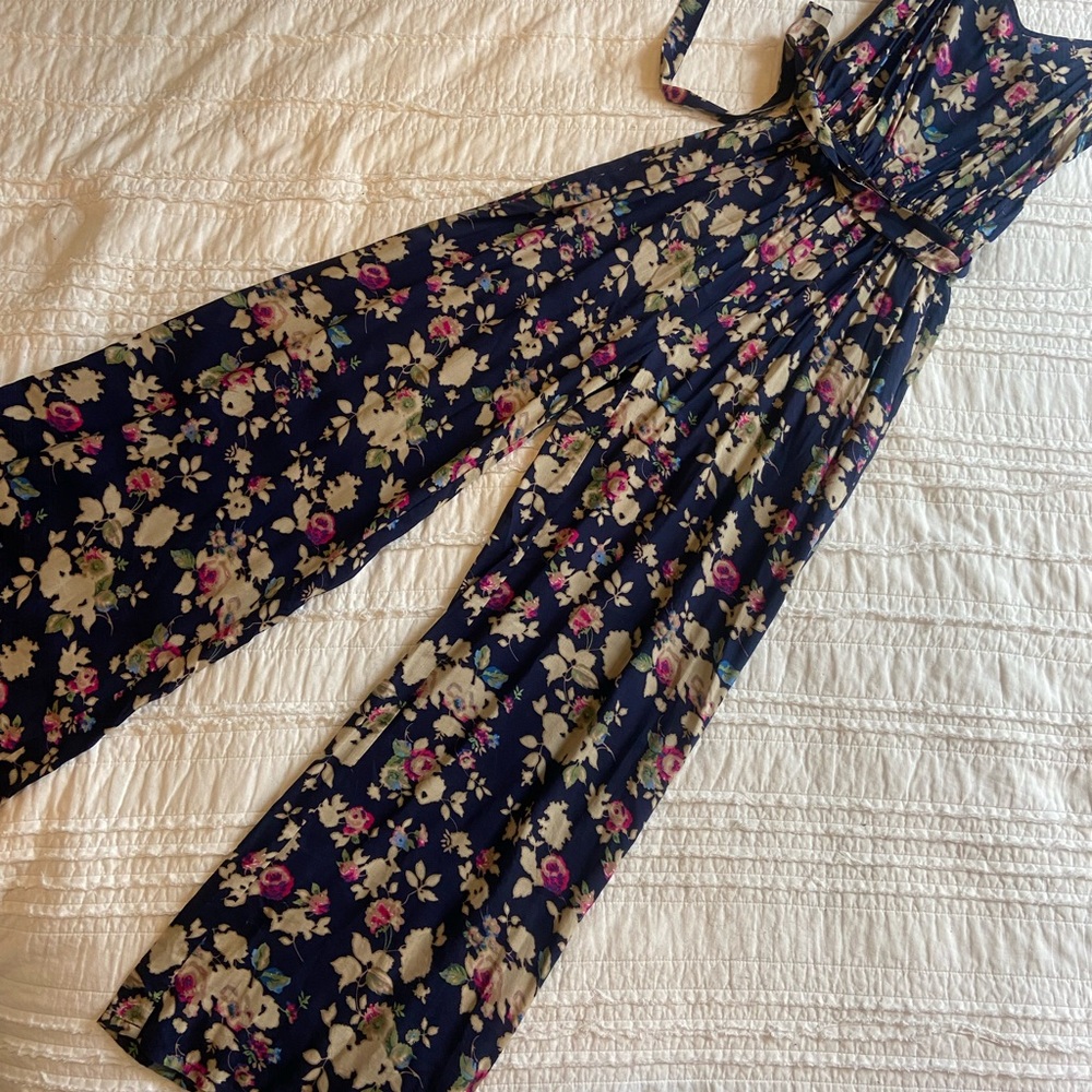 Floral Long Romper / Jumpsuit